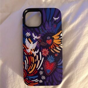 Vibrant Artistic Phone Case w Bird and Heart Design Viva La Vida Frida Kahlo ✨